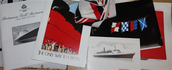 A collection of Concord and Cunard ephemera